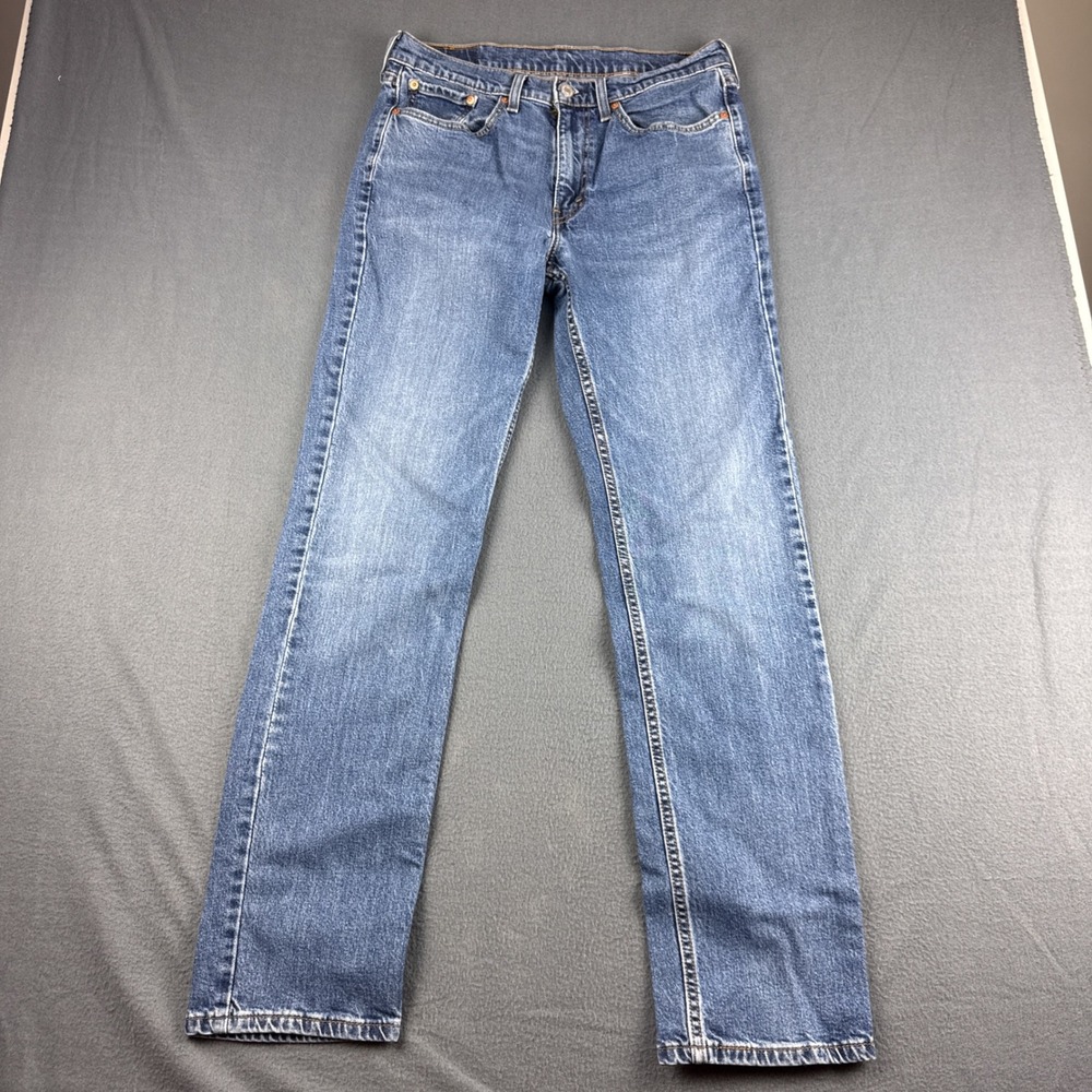 Levis 514 Jeans Men's 33x34 (Fits 32x32) Blue Straight Classic Workwear Casual